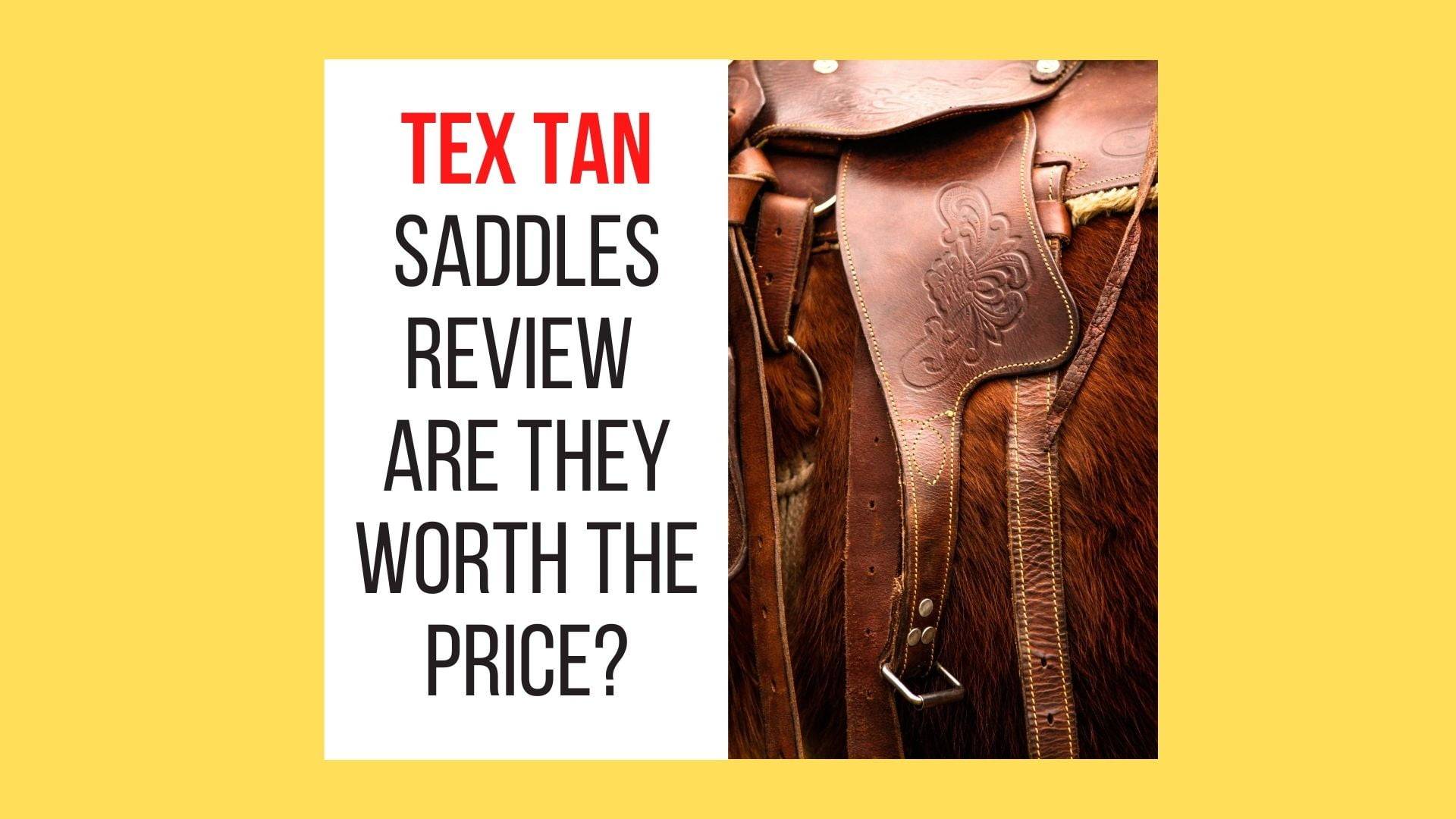 Tex Tan Saddle Reviews