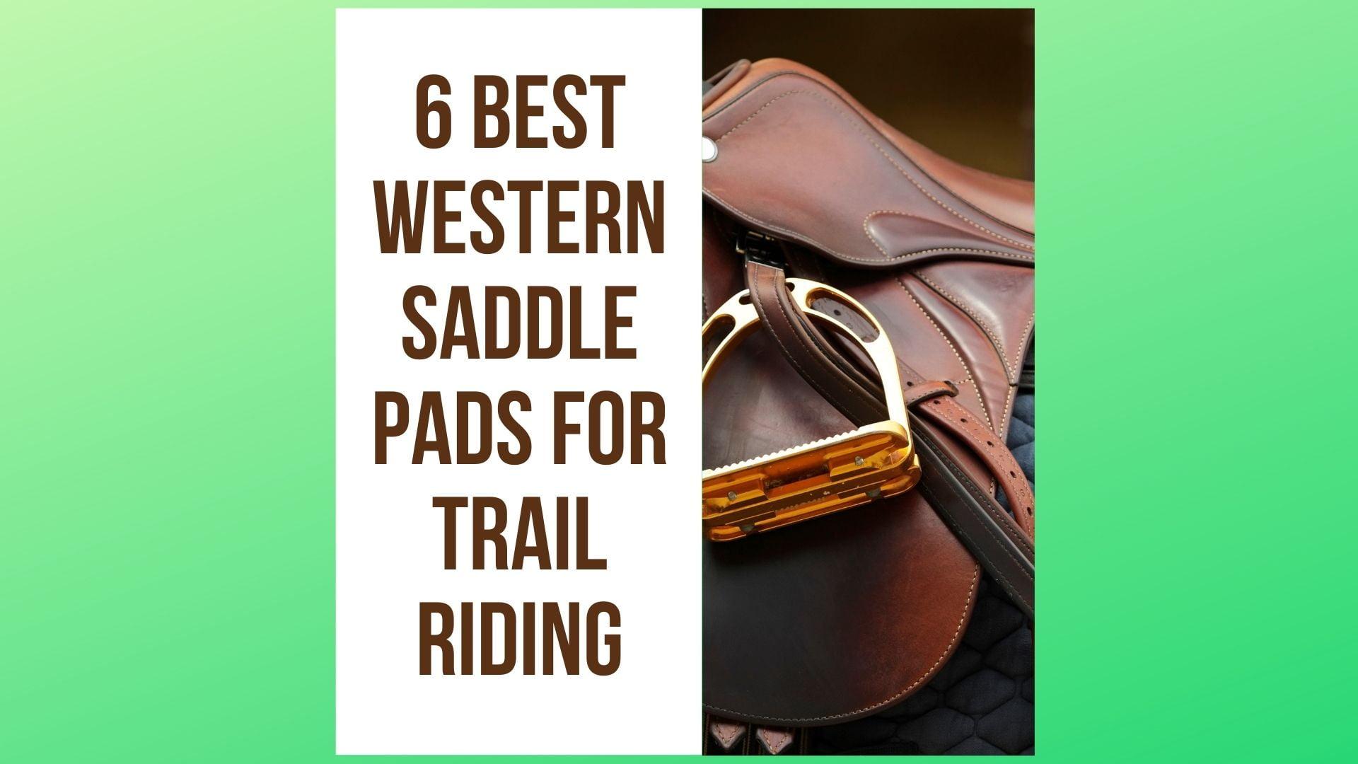 6 Best Western Saddle Pads for Trail Riding