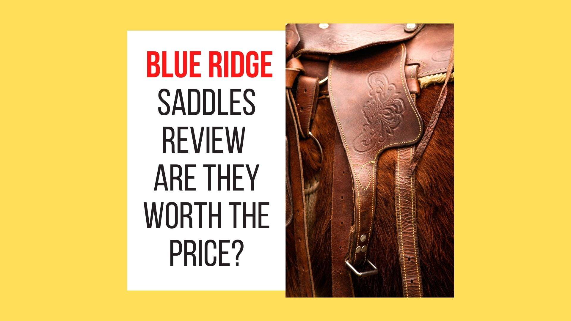 Blue Ridge Saddle Reviews