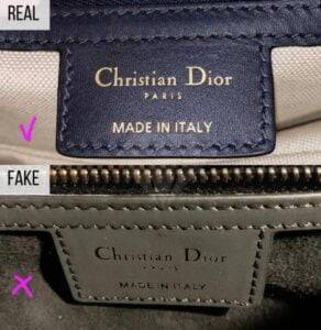 Dior Saddle Real vs Fake Guide