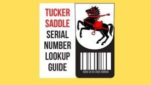 Tucker Saddle Serial Number Lookup