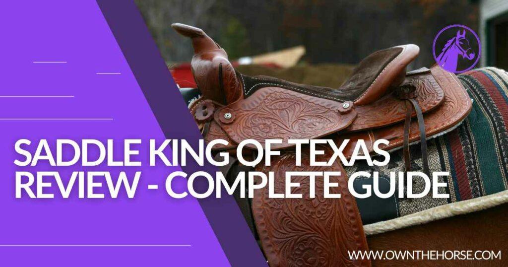 Saddle King Of Texas Review - complete guide