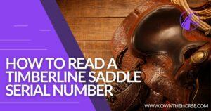 Read more about the article How To Read A Timberline Saddle Serial Number – Full Guide