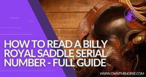 Read more about the article How to Read a Billy Royal Saddle Serial Number – Full Guide