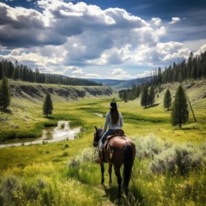 Read more about the article Horse Riding in Wyoming: A Guide to the Best Trails and Scenery