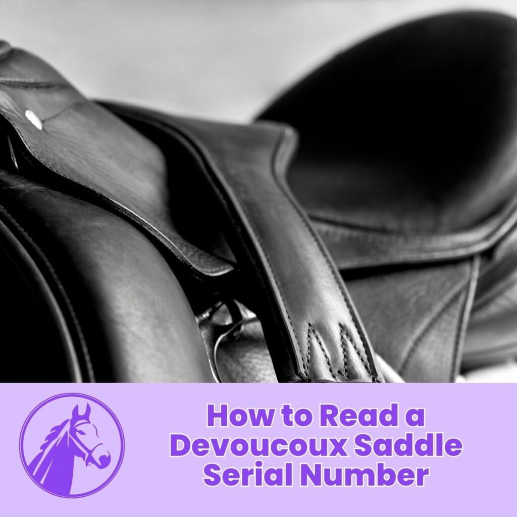 How to Read a Devoucoux Saddle Serial Number
