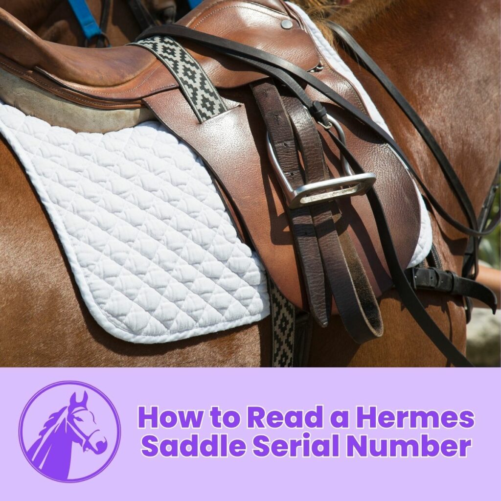 how to read a hermes saddle serial number