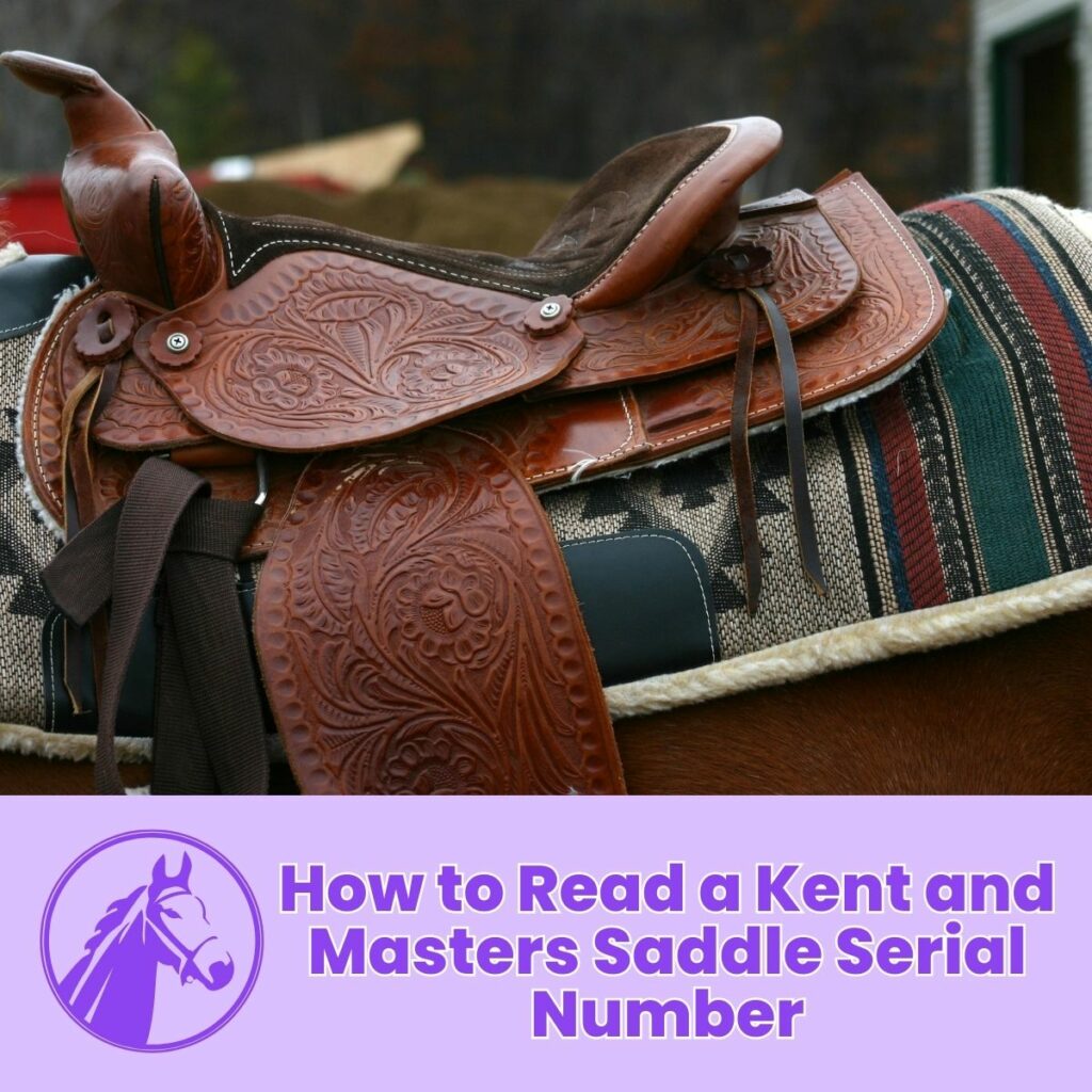 How to Read a Kent and Masters Saddle Serial Number