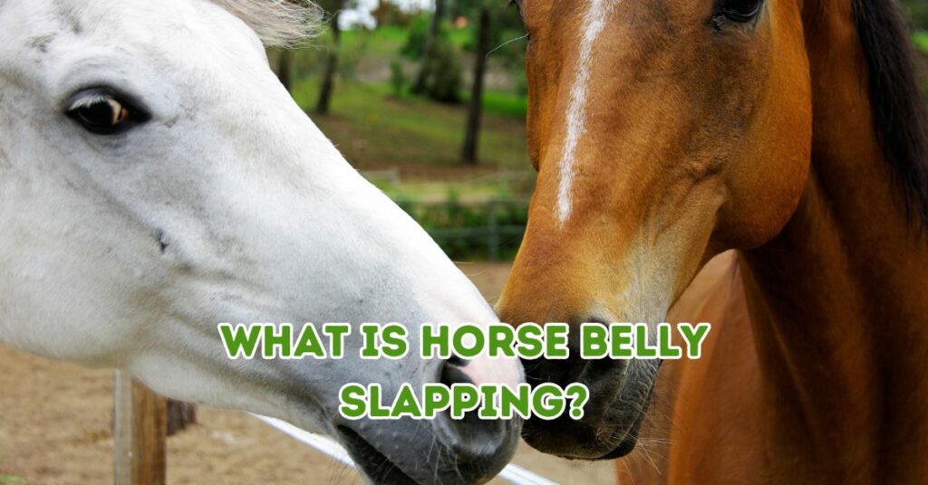 what is horse belly slapping?