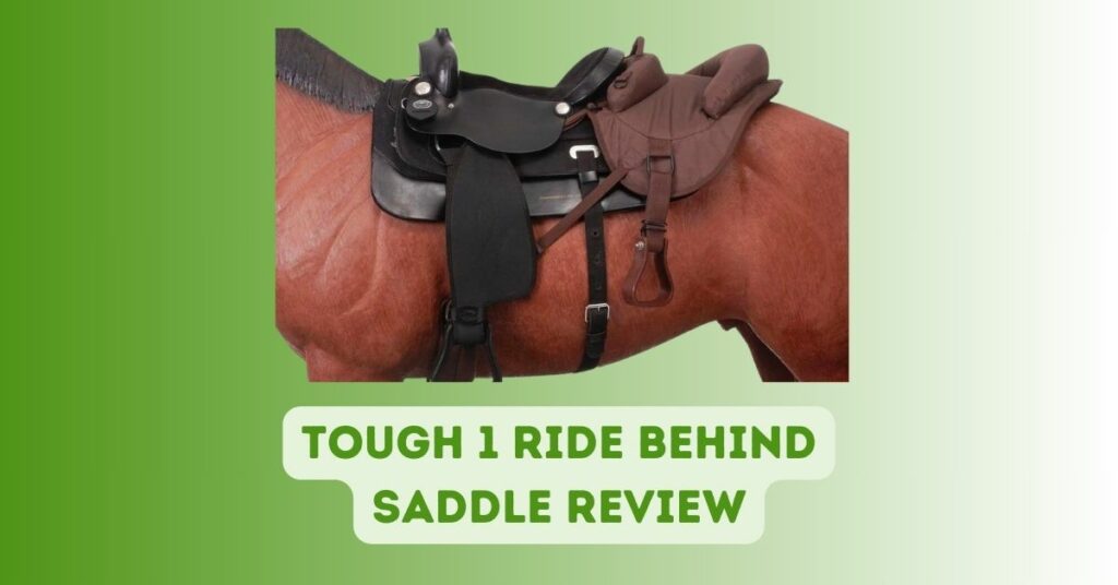 Tough 1 Ride Behind Saddle Review